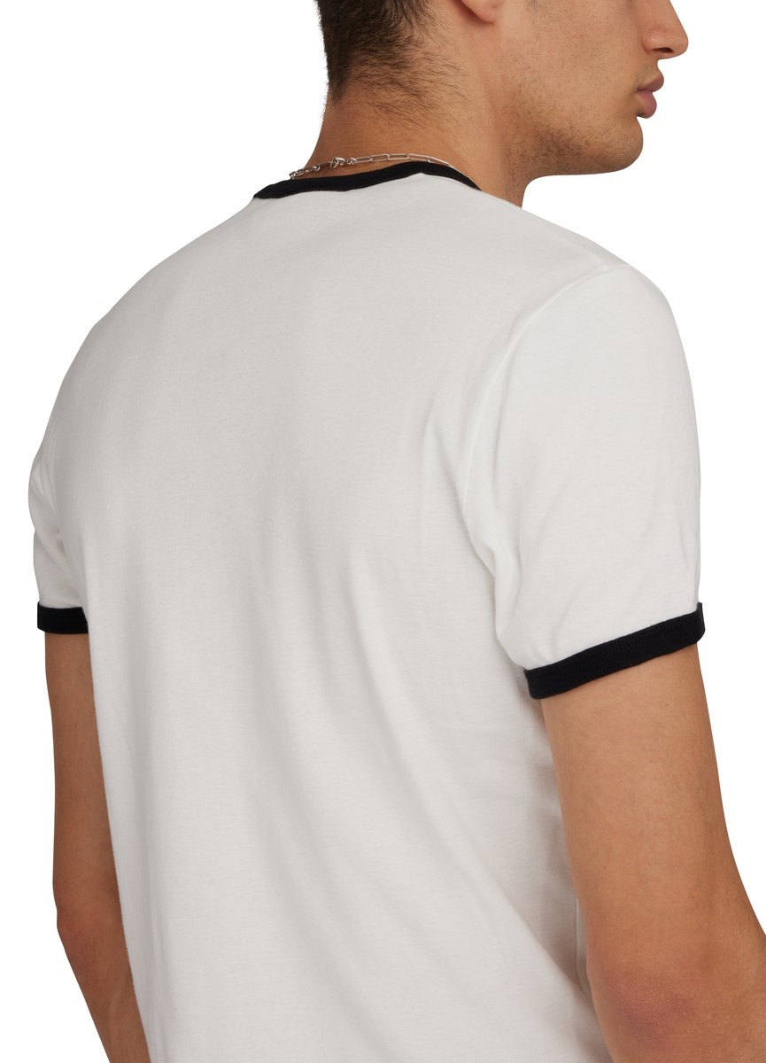 courrèges Bumpy Contrast T-Shirt | 24s | REVERSIBLE