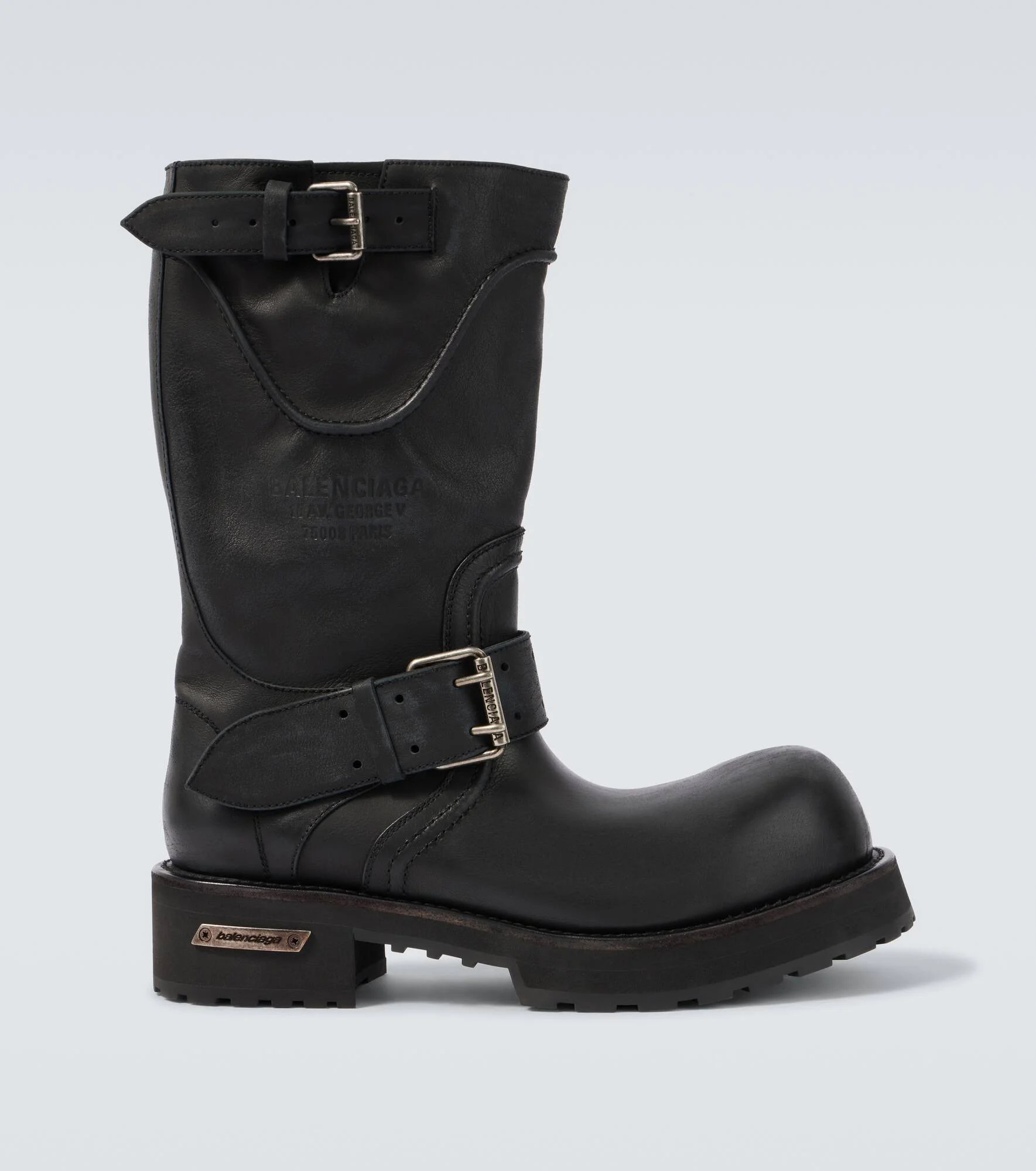 Venom leather biker boots - 1