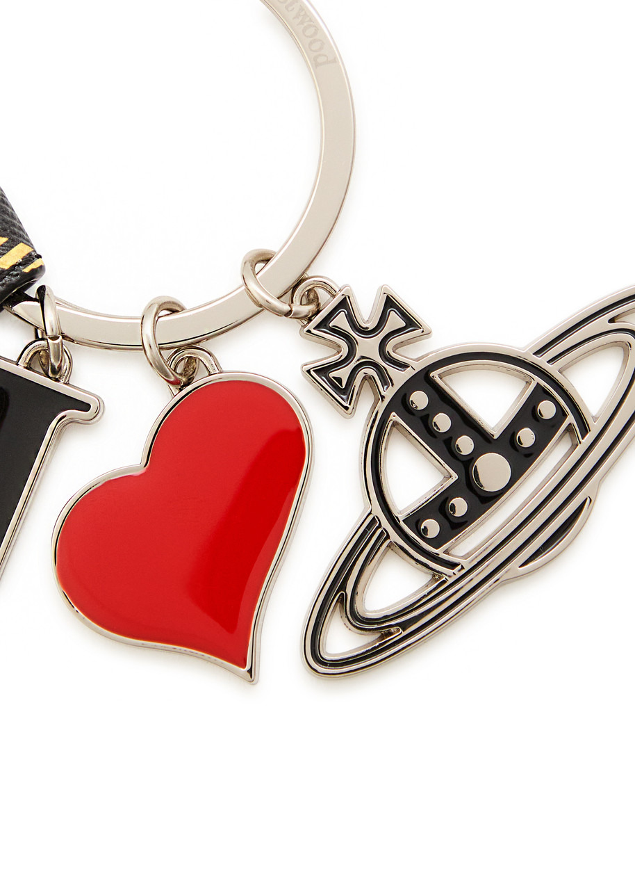 Vivienne Westwood I Love Orb Enamelled Keyring - 2