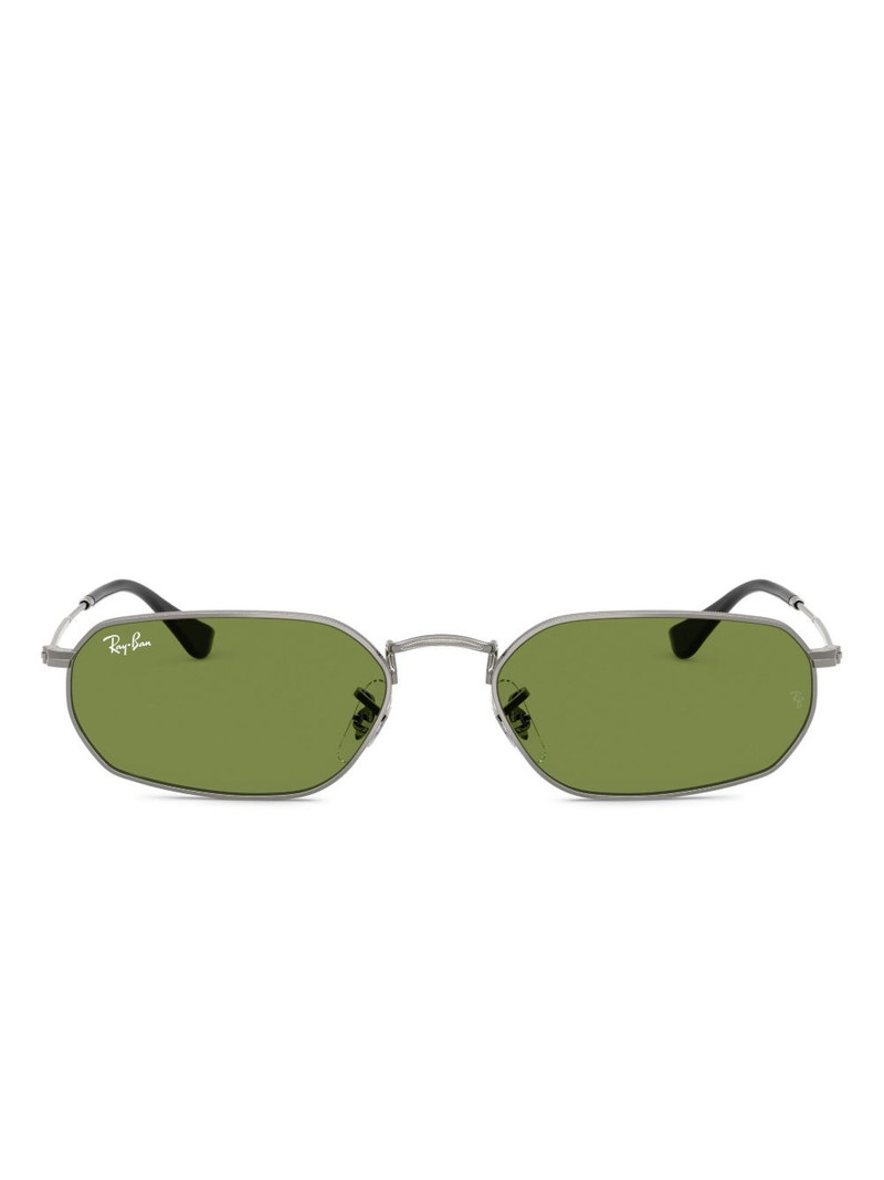 geometric-frame sunglasses 1
