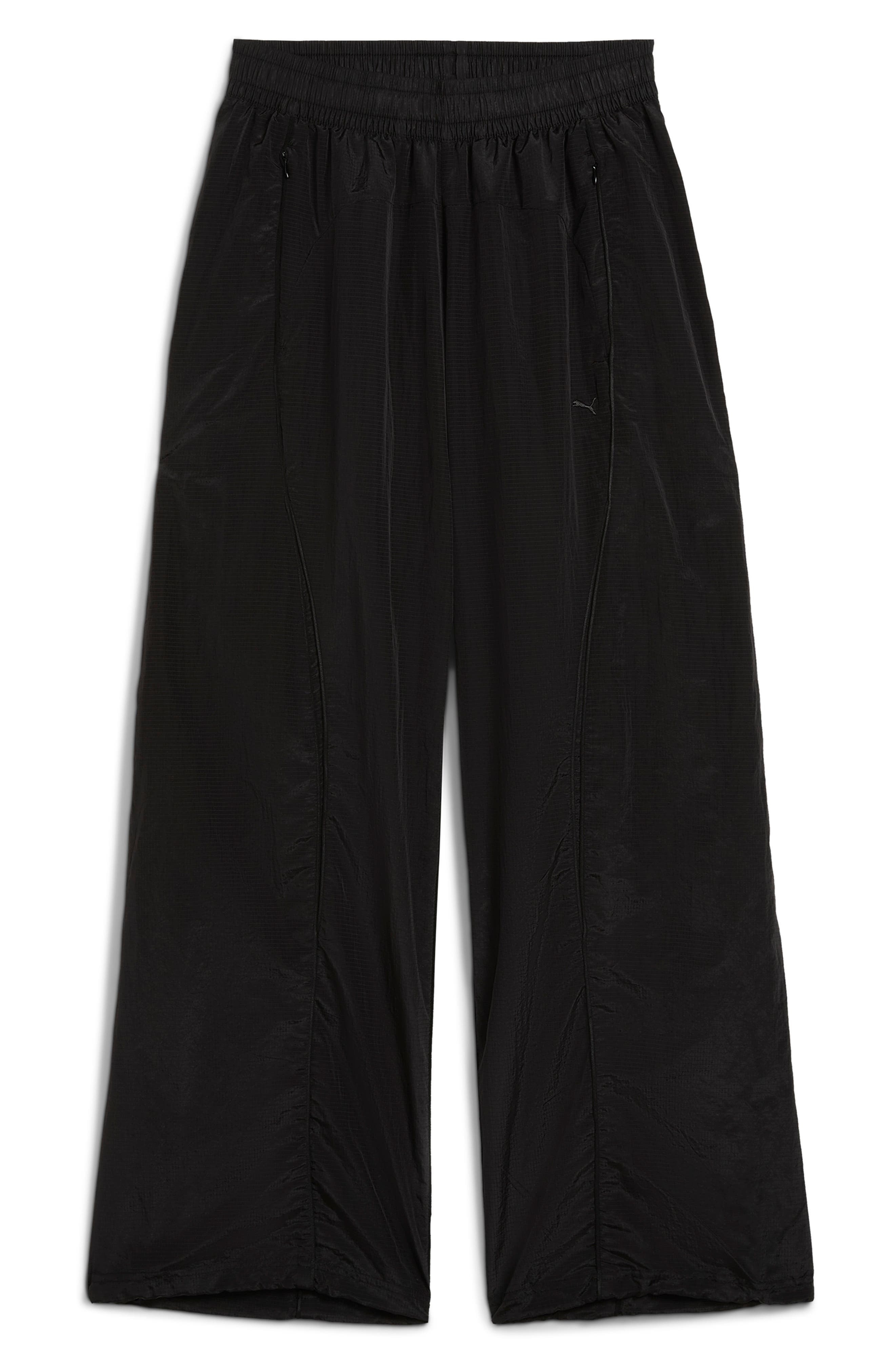 PUMA CLRT Nylon Ripstop Pants in Puma Black at Nordstrom - 4