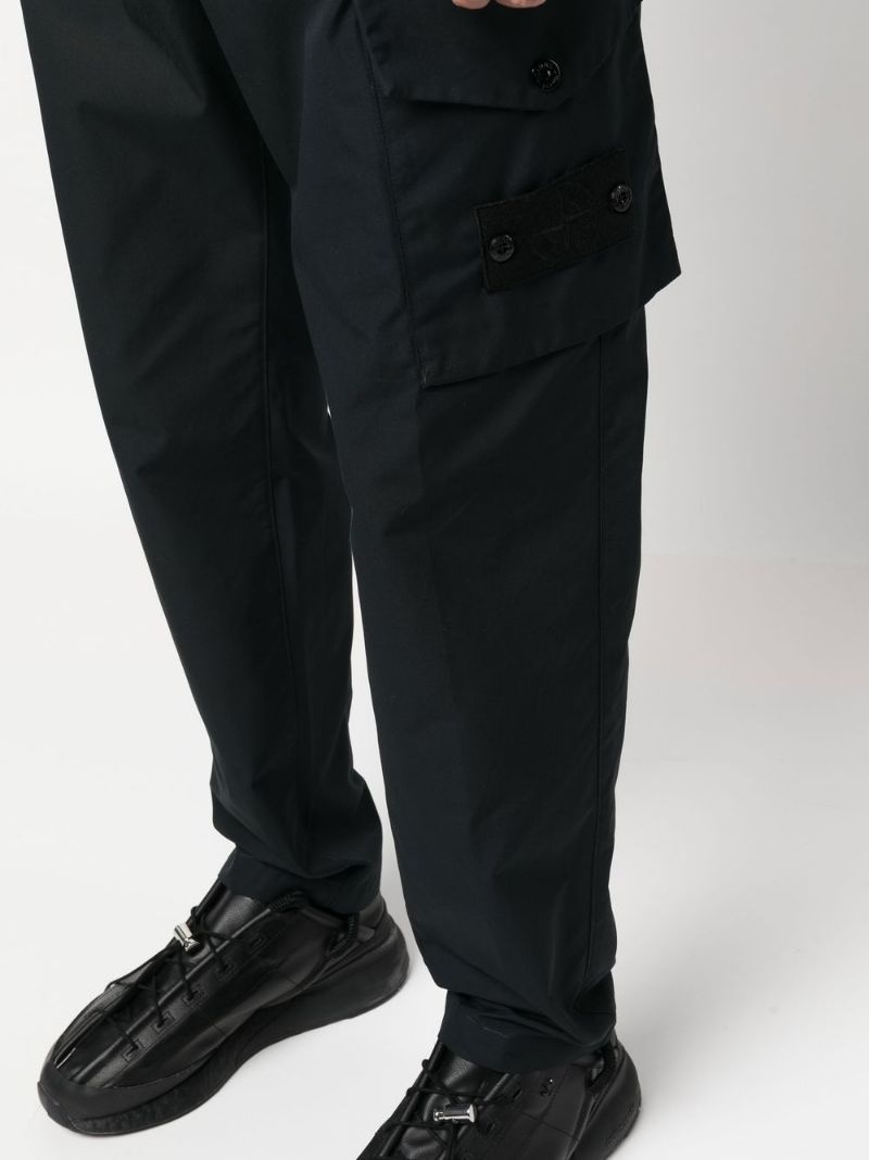 Compass-patch cargo trousers - 5