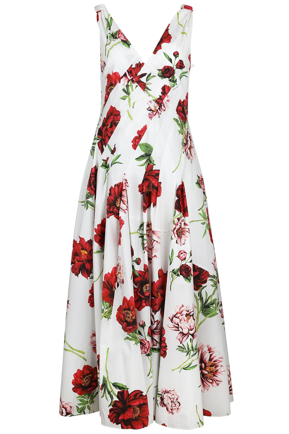 Sleeveless Peony Day Dress - 1