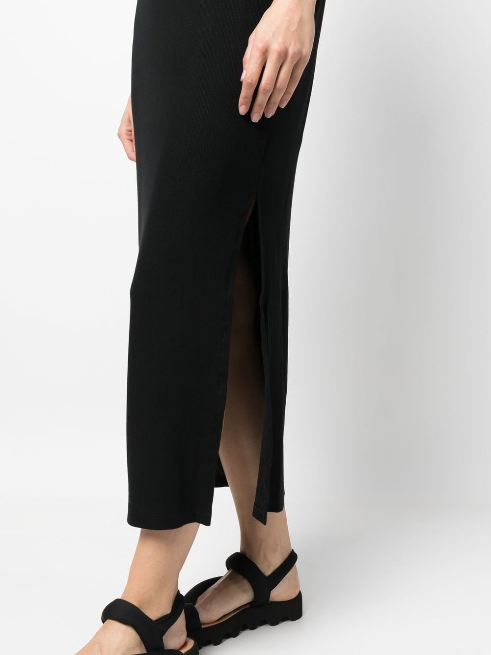 V-neck midi dress - 5