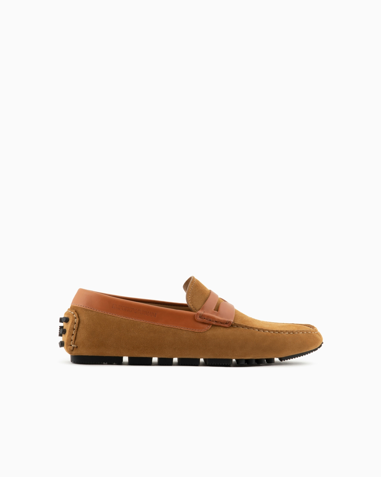 Crust leather driving loafers - 1