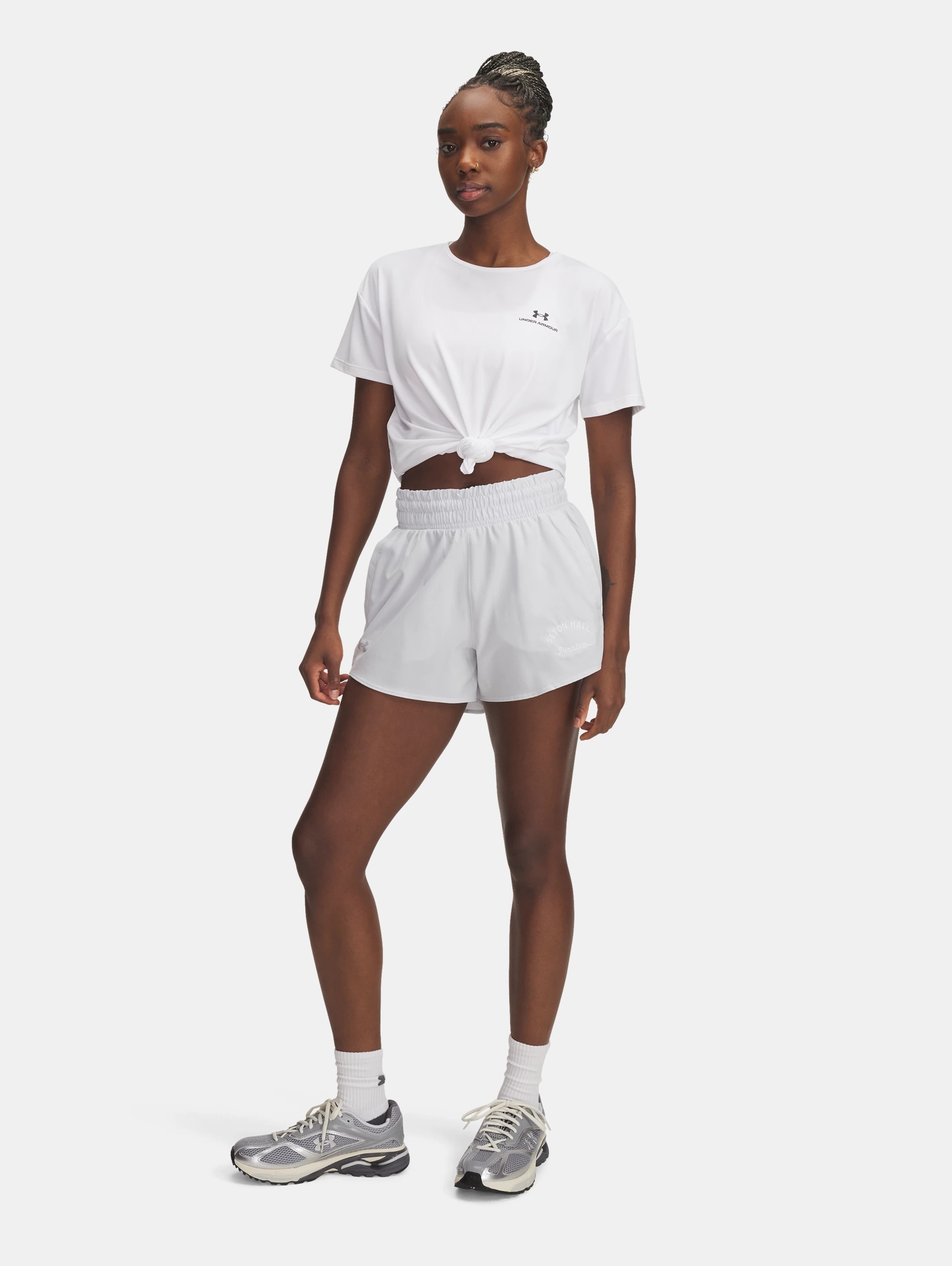 Women's UA Flex Woven Collegiate Shorts - 4