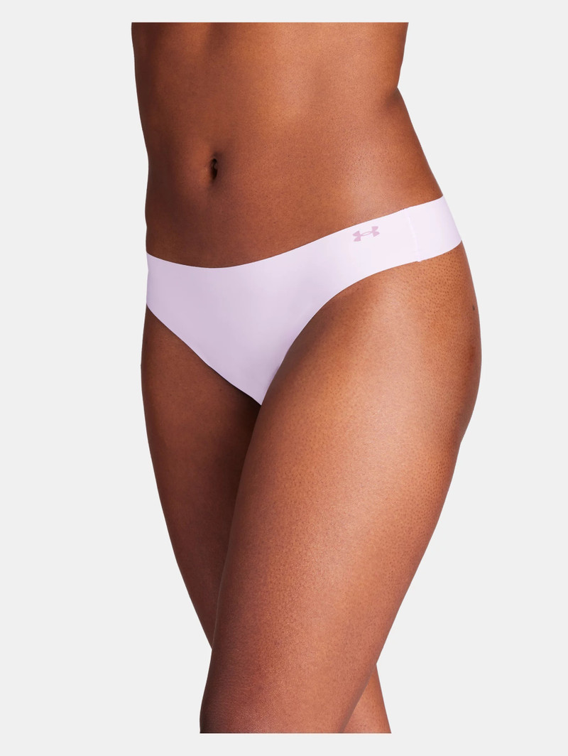 Women's UA Pure Stretch 3-Pack No Show Thong 3