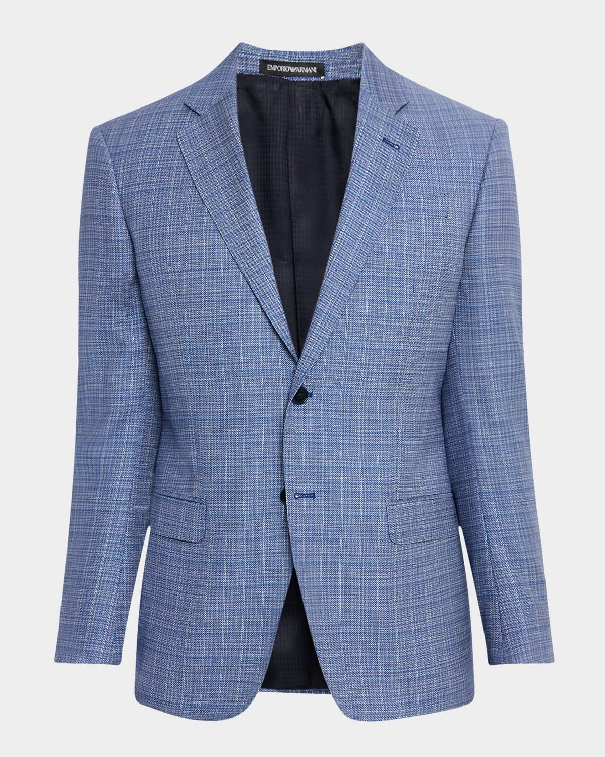 Men's Textured Plaid Sport Coat - 1
