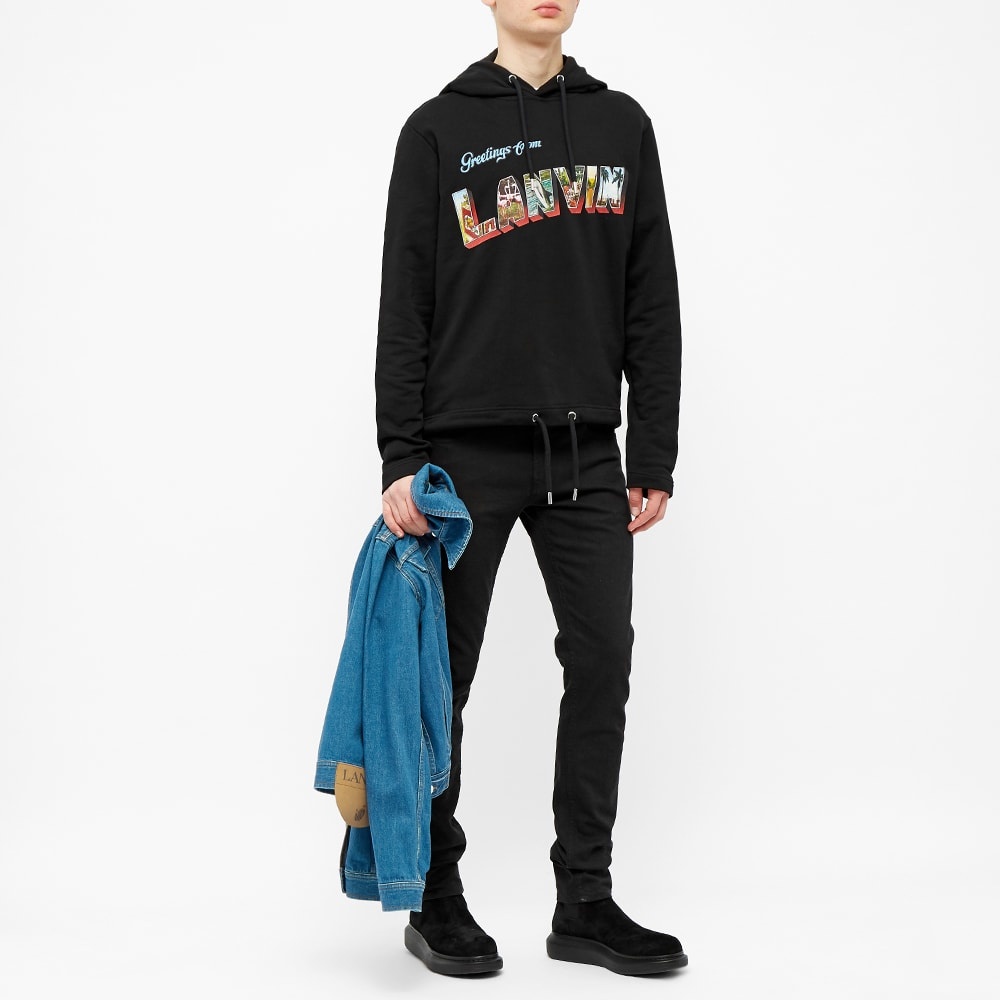 Lanvin Postcard Print Popover Hoody - 5