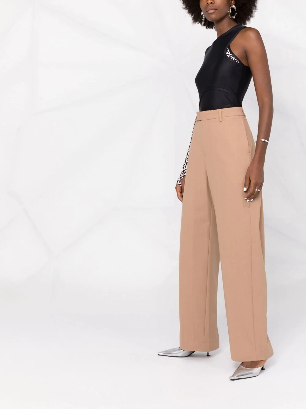 tailored wide-leg trousers - 6