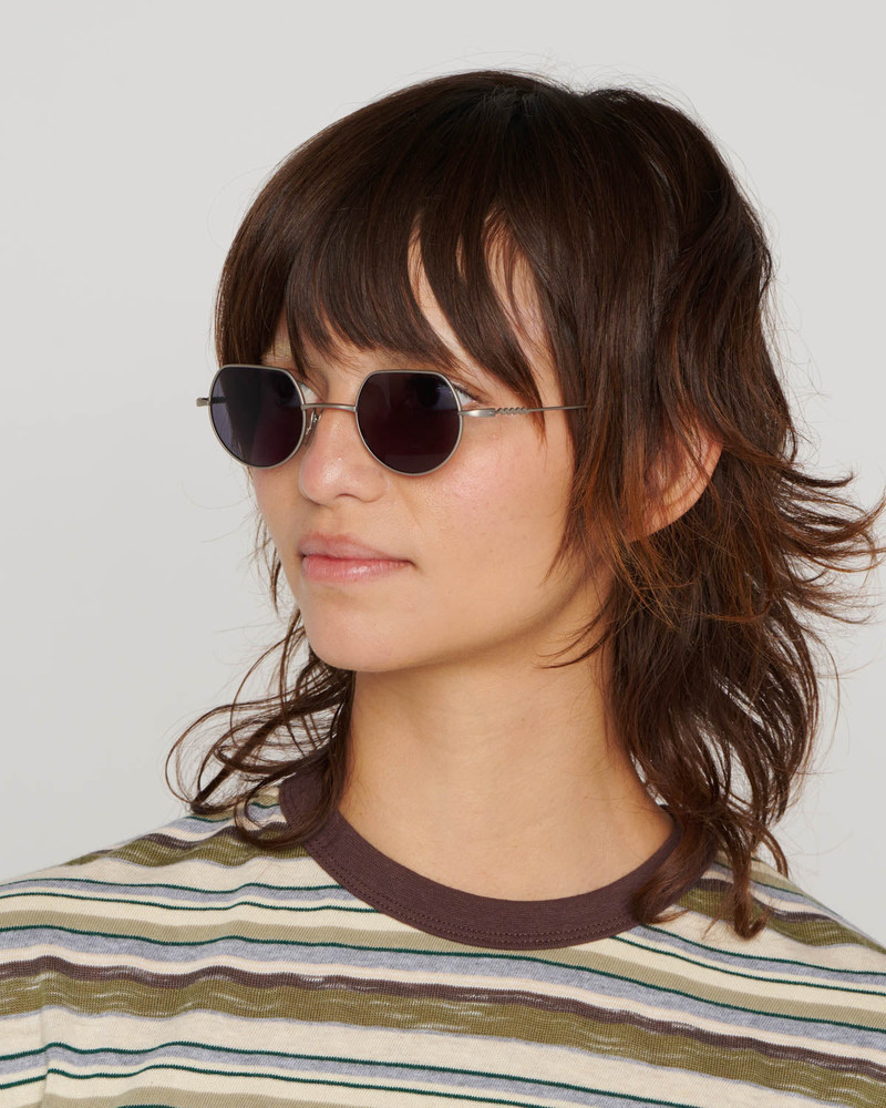 BRAIN DEAD Titanium Tani Post Modern Primitive Eye Protection - Matte Silver outlook