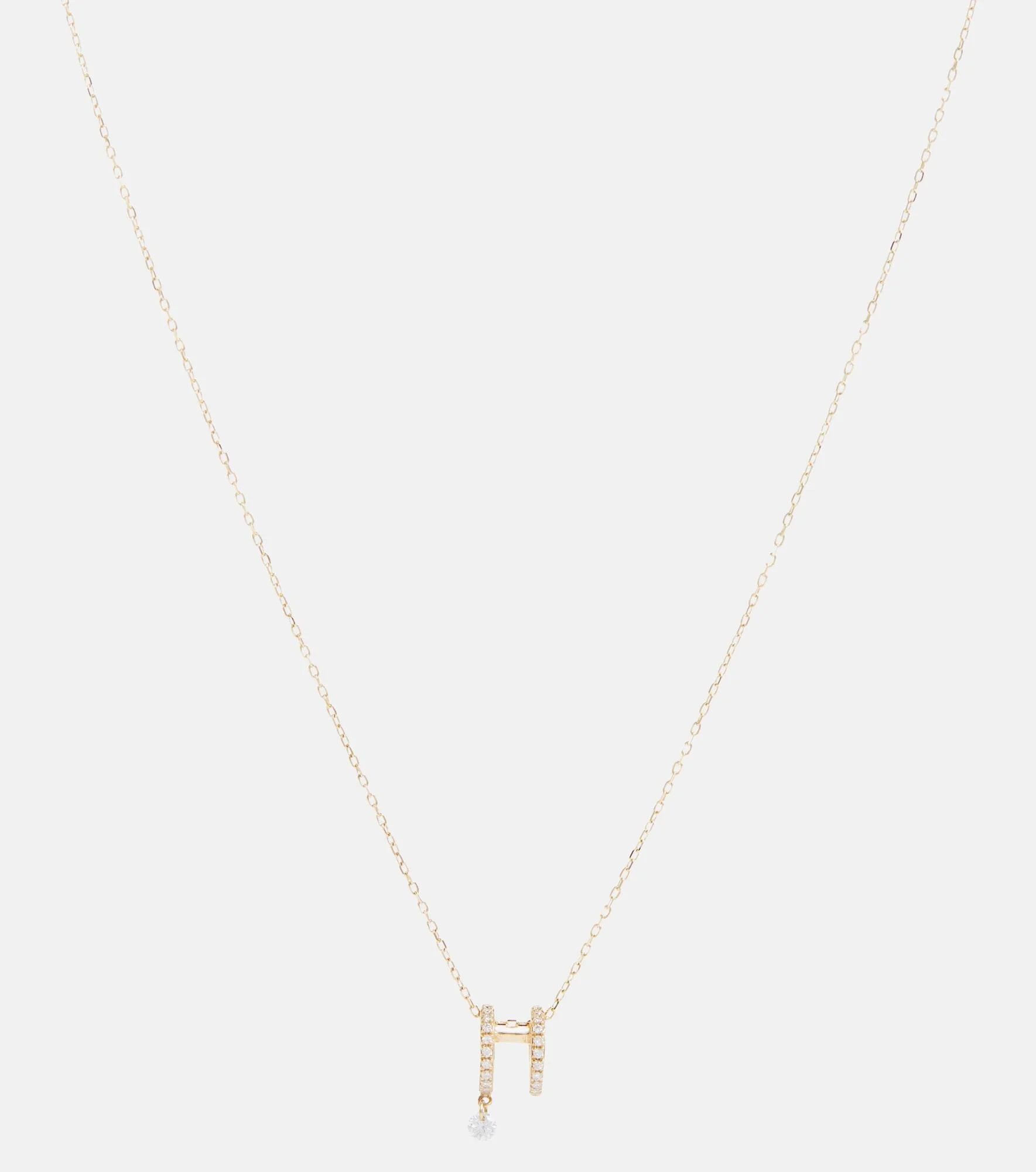 Zéus 18kt gold necklace with diamonds - 1