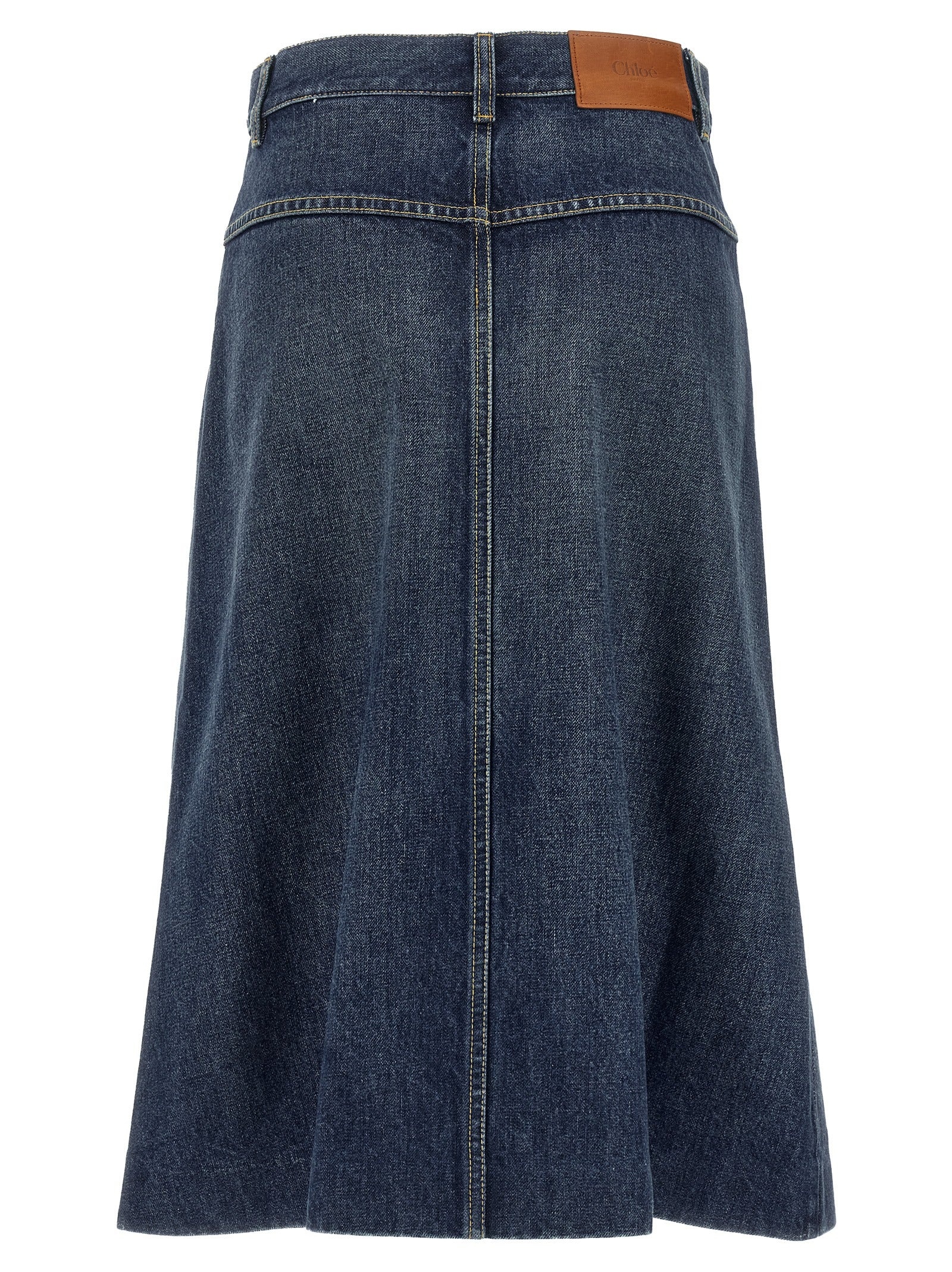 Denim Skirt Skirts Blue - 2