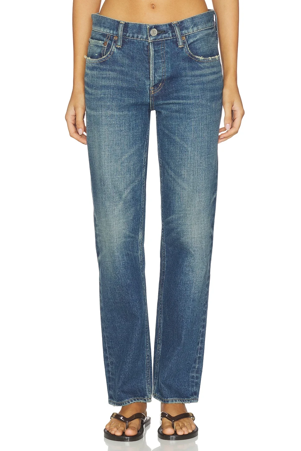 Hadley Straight Low Rise Jeans - 1