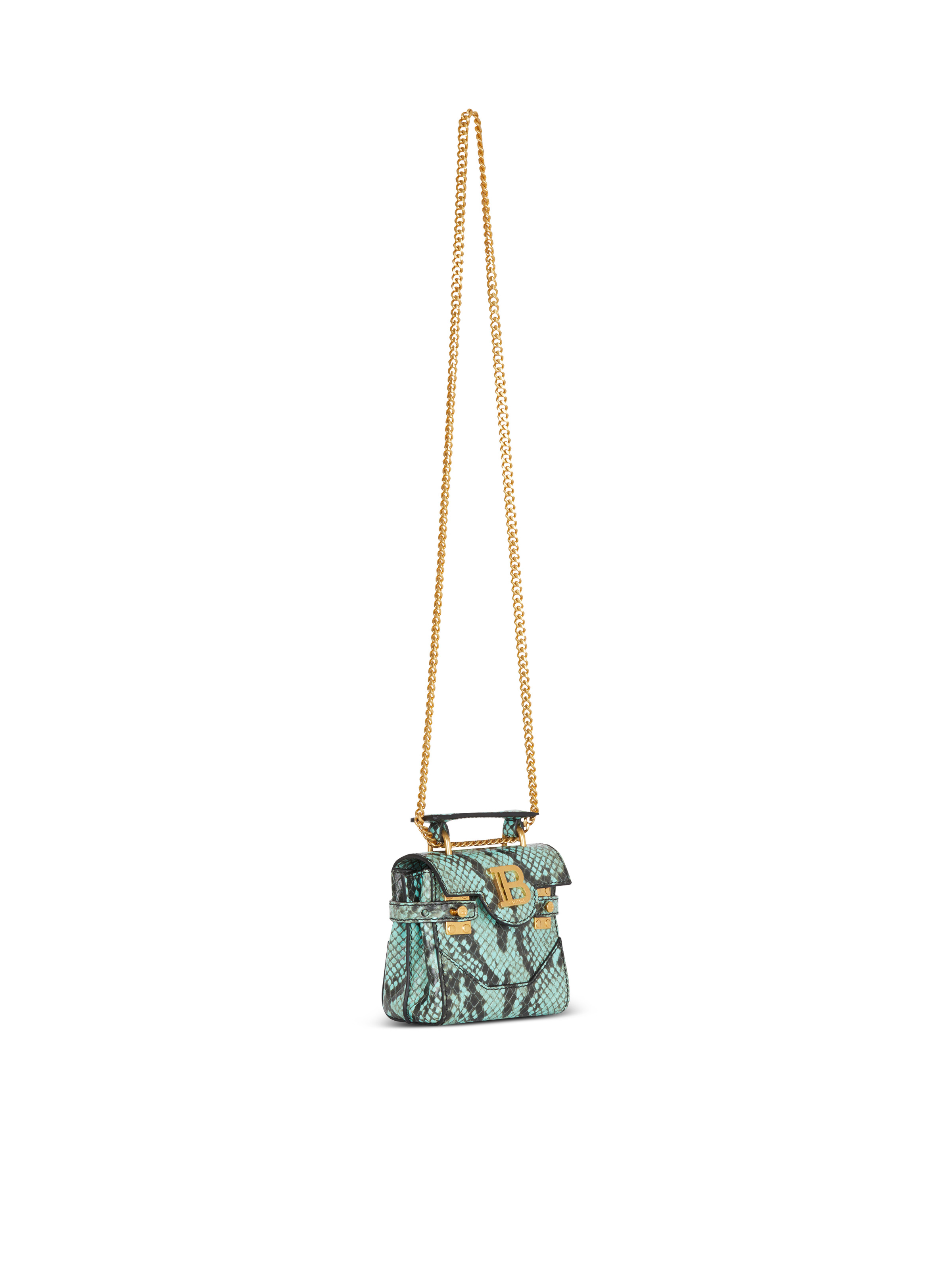 B-Buzz snakeskin-effect leather mini bag - 3