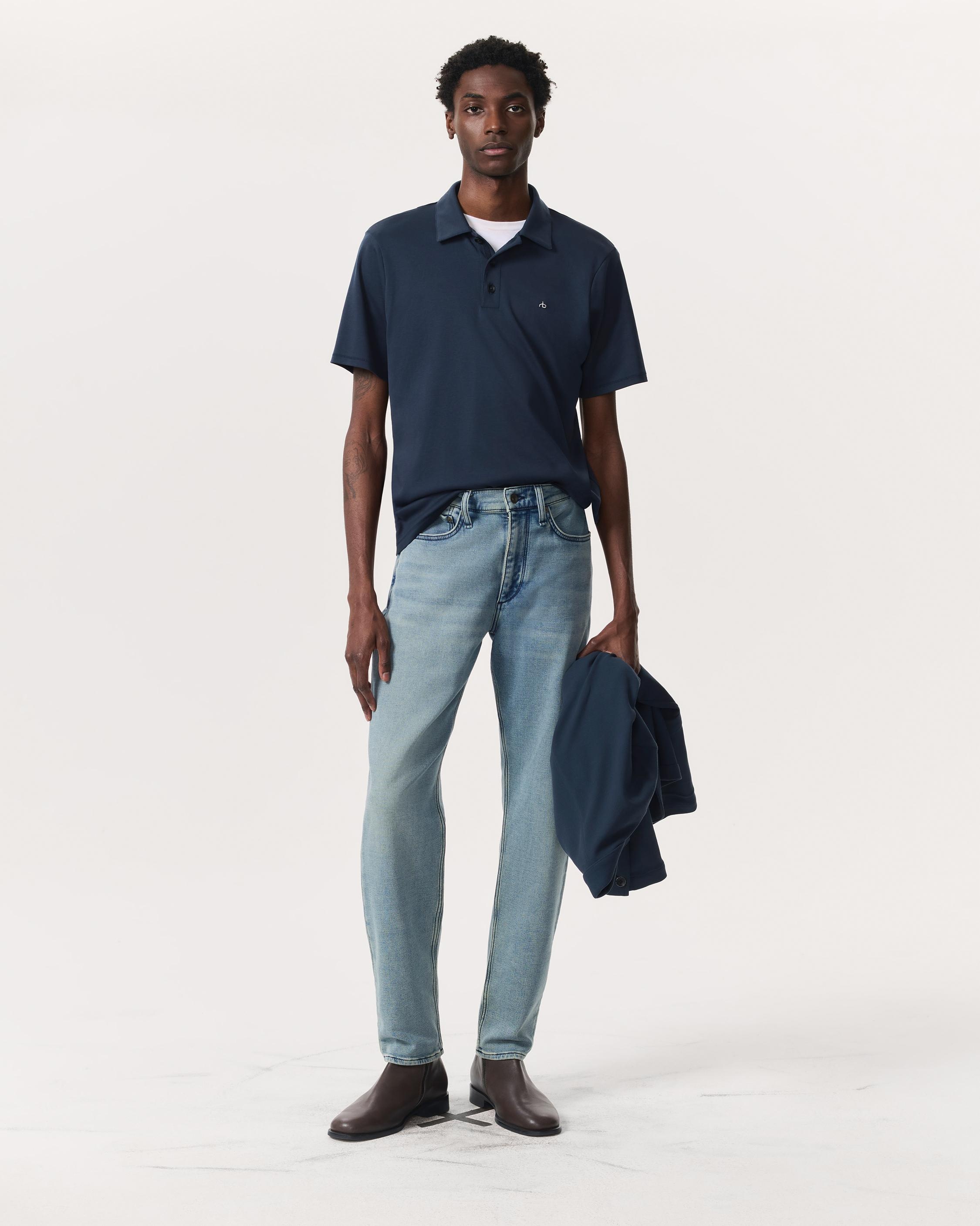 Pima Cotton Polo Shirt - 4