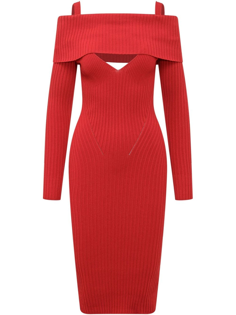 ribbed midi dress 1