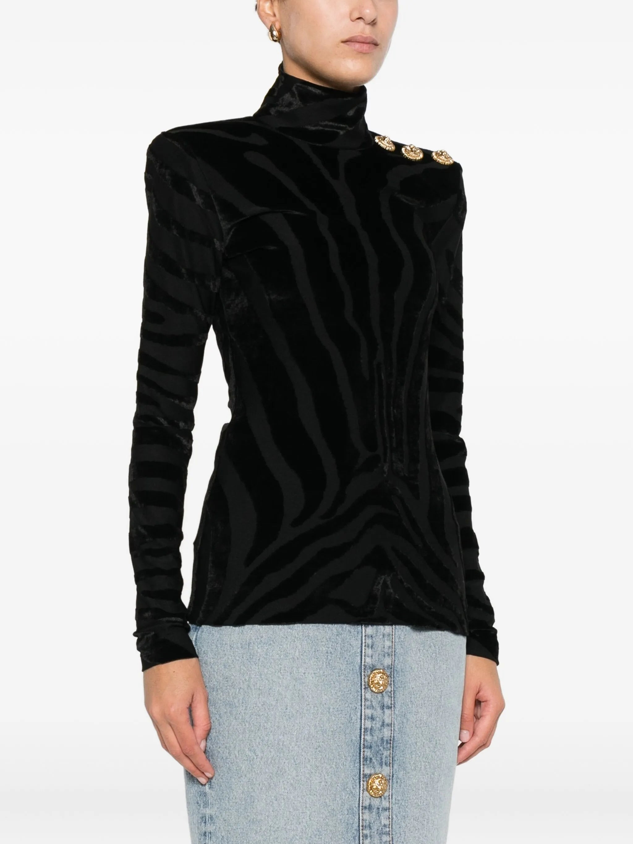 printed button top - 3