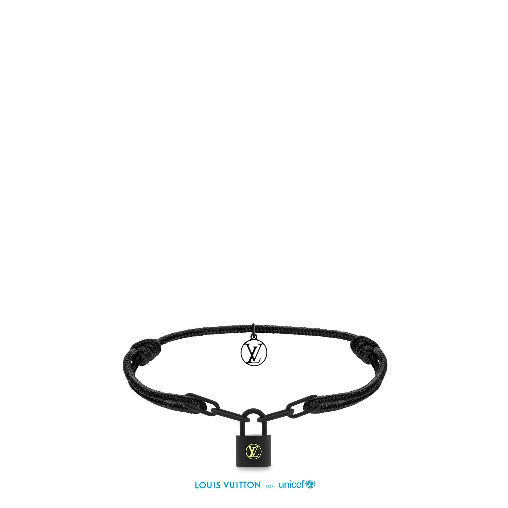 Silver Lockit X Virgil Abloh Bracelet, Black Titanium - 1