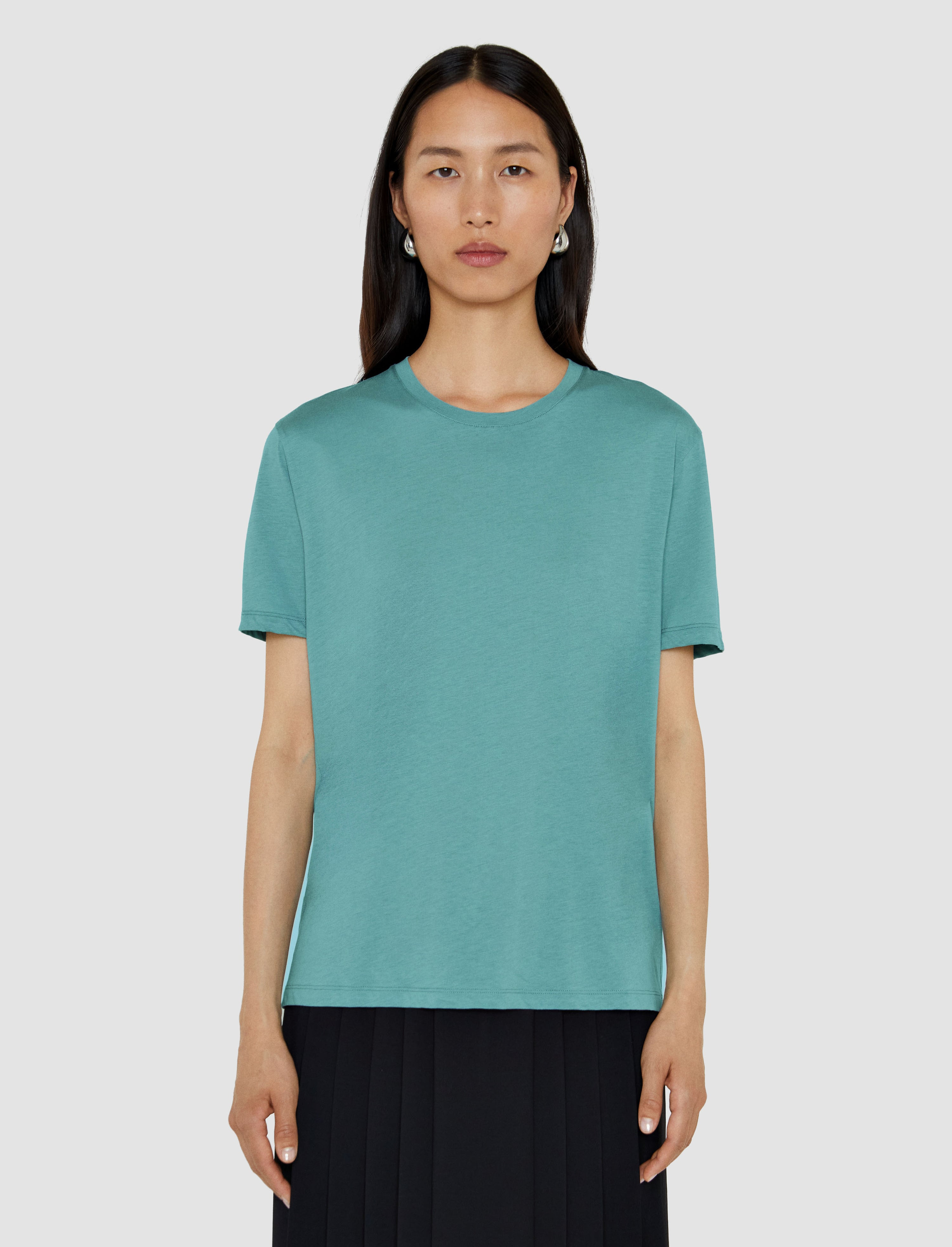 Cotton Silk Jersey T-Shirt - 3