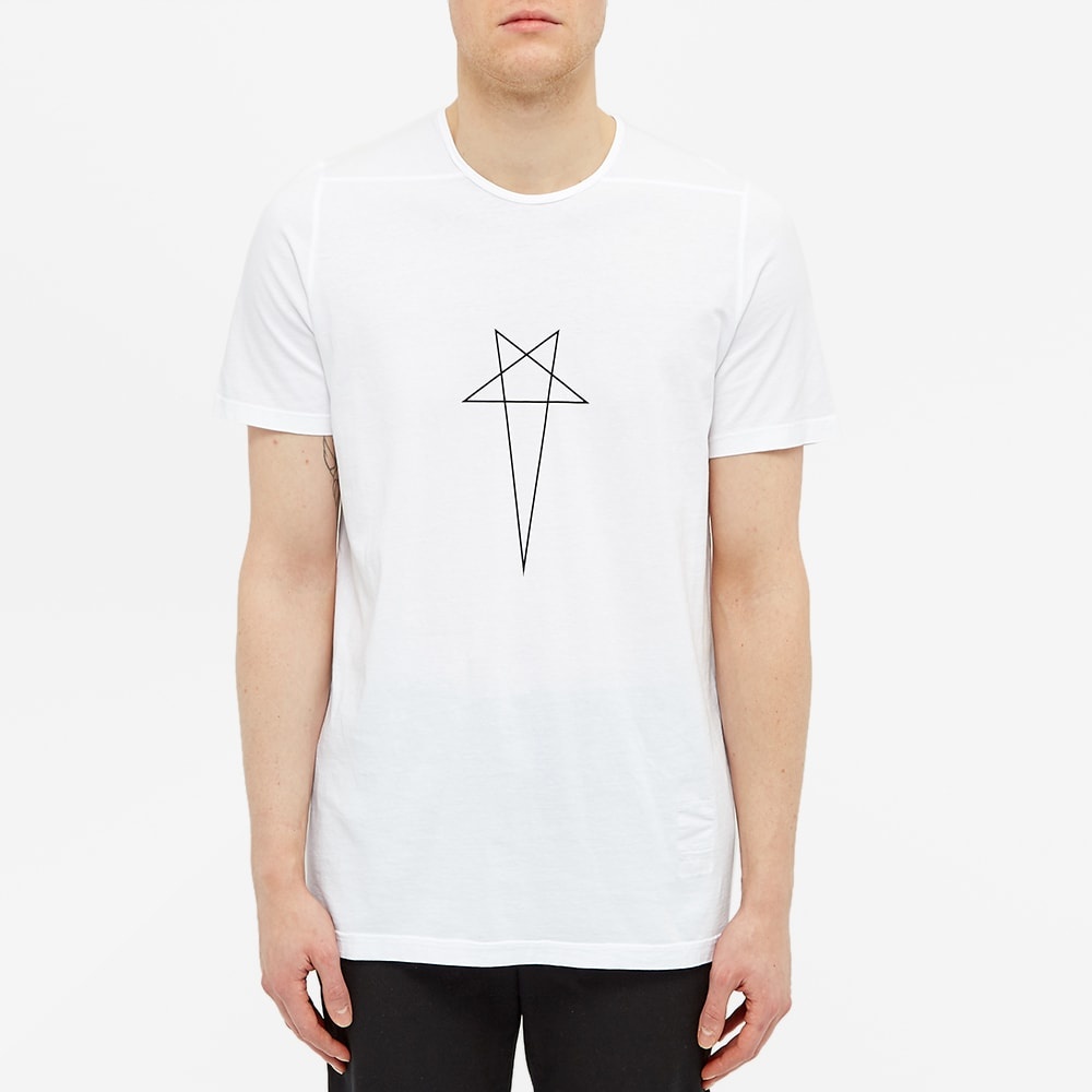 Rick Owens DRKSHDW Pentagram Level Tee - 4