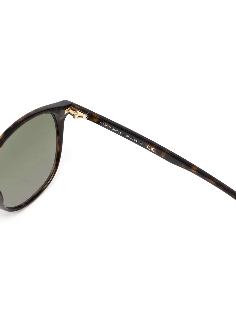 tortoiseshell-effect pantos-frame sunglasses - 3