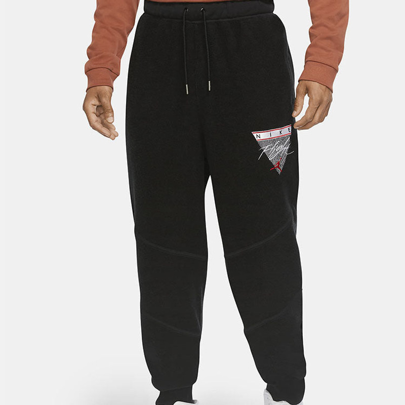 Jordan Air Jordan Triangle Flying Man Patch Logo Sports Pants Black CZ1210-010 outlook