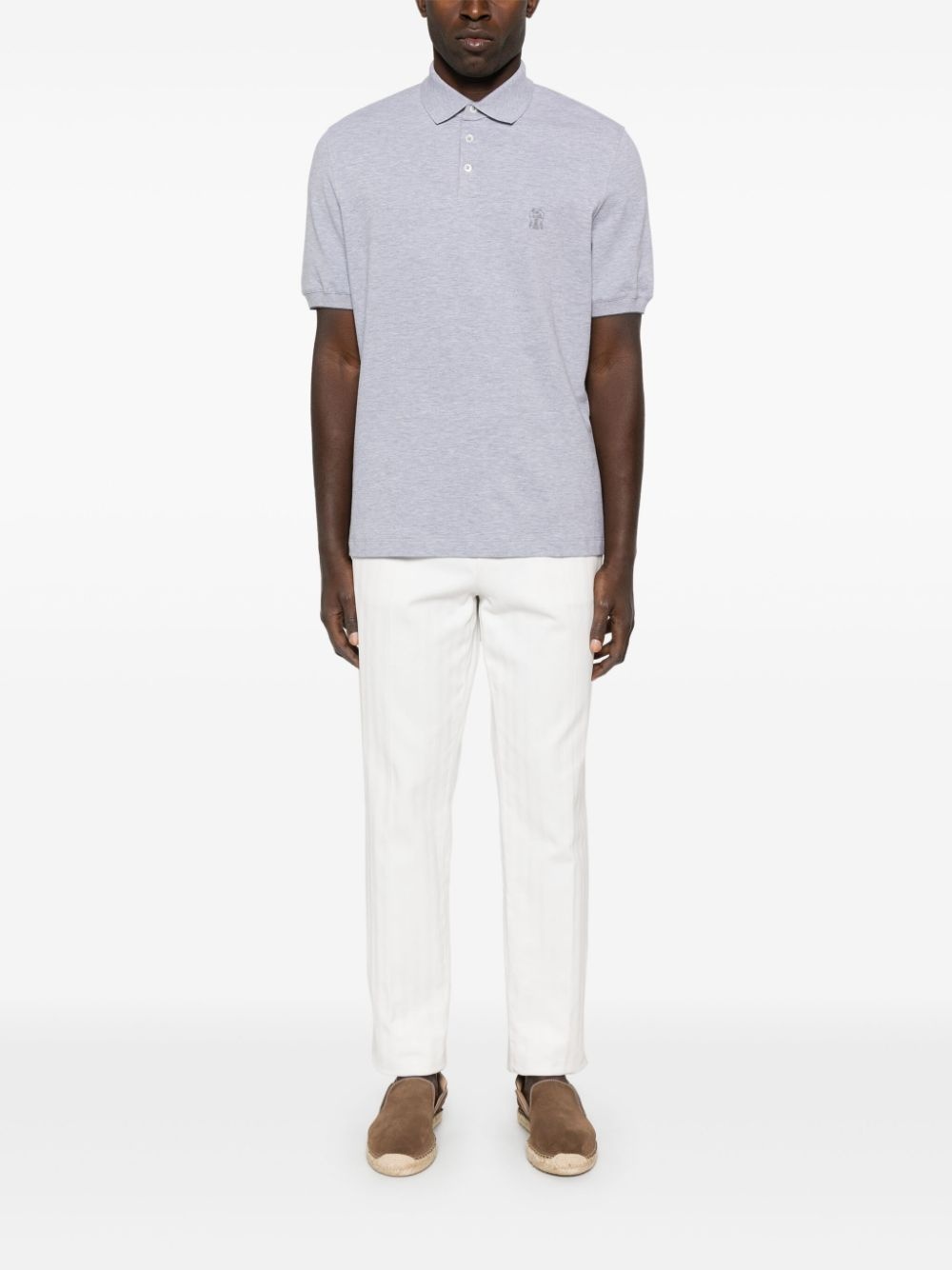 logo-print polo shirt - 2