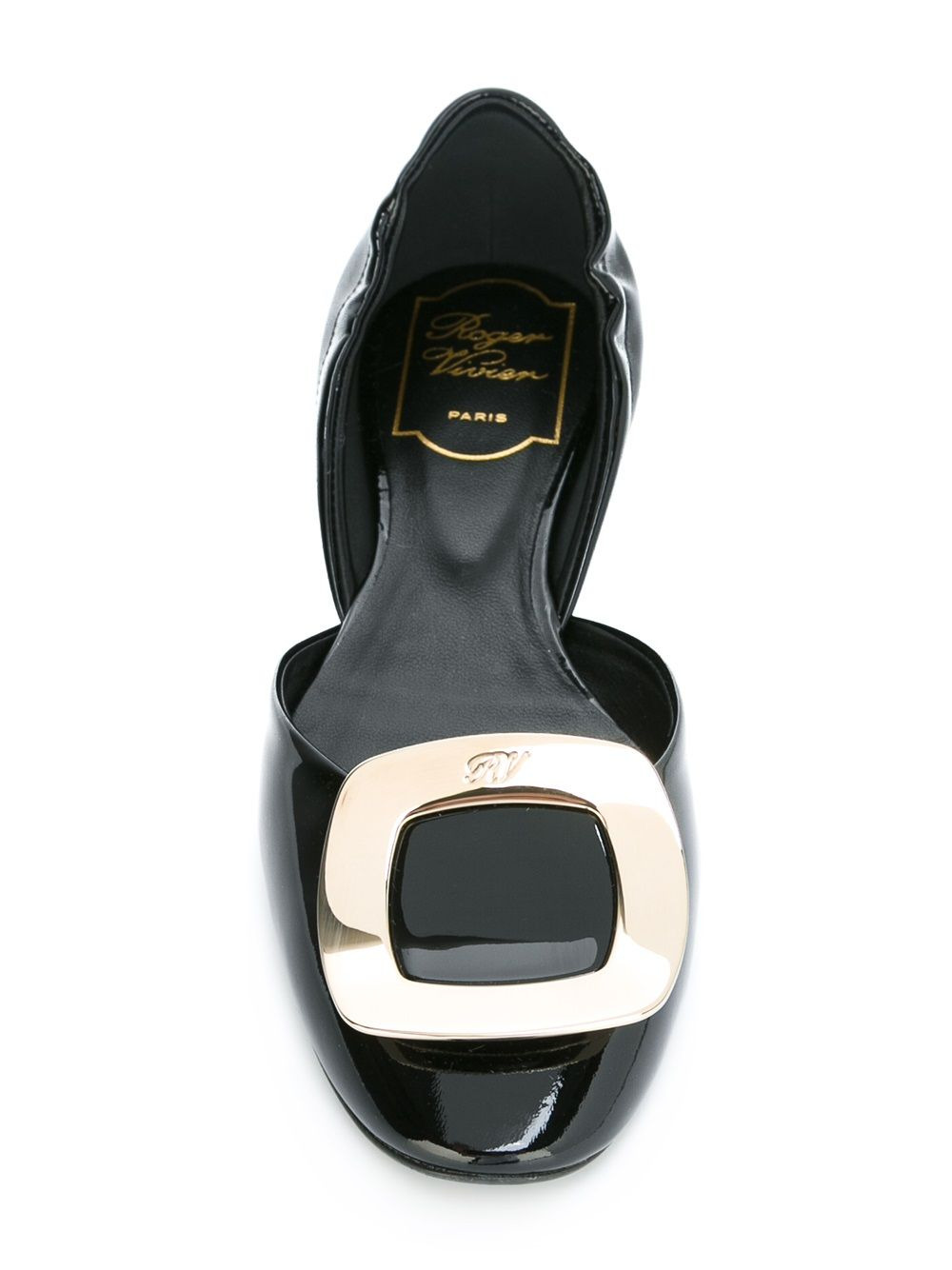buckle detail ballerinas - 4
