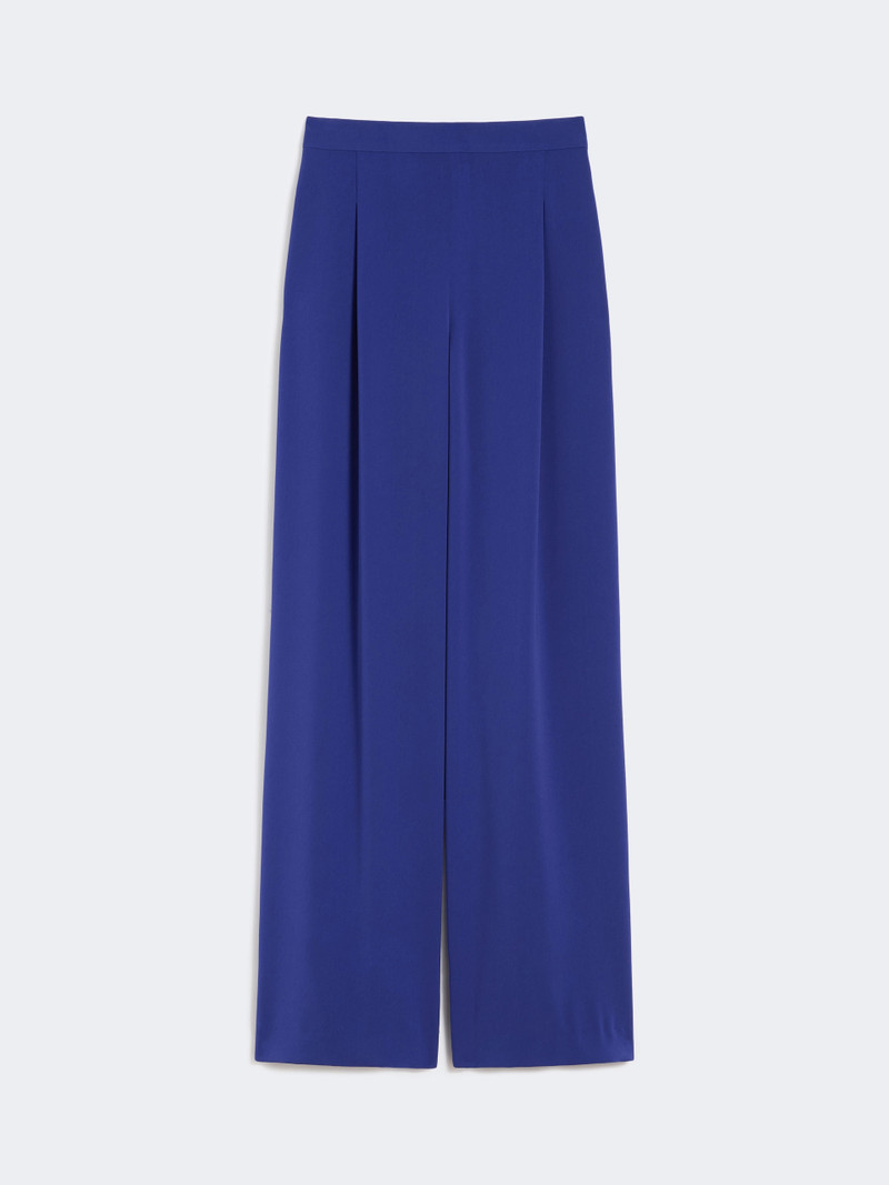 CRASSO Lightweight cady trousers - CORNFLOWER BLUE 1
