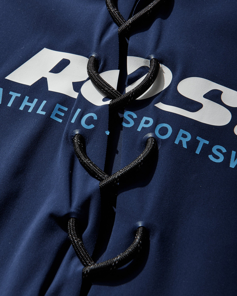 Lace Up Football Top Blue / Navy 4