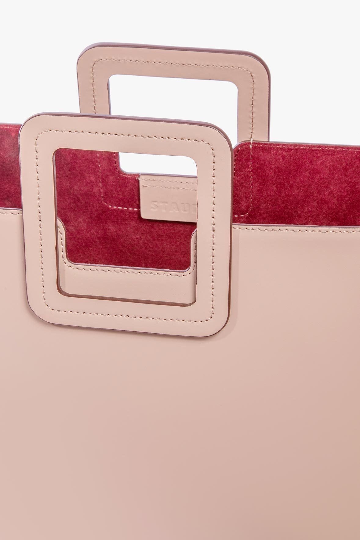 STAUD SHIRLEY LEATHER BAG | BLUSH - 3