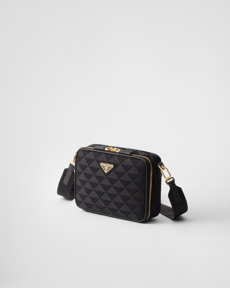 Prada Brique embroidered fabric bag 3