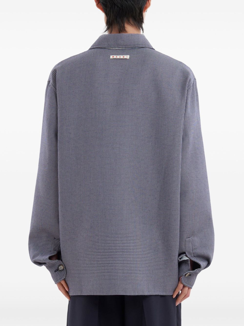 MARNI Men With Cropped Hem Organic Poplin Shirt - 2
