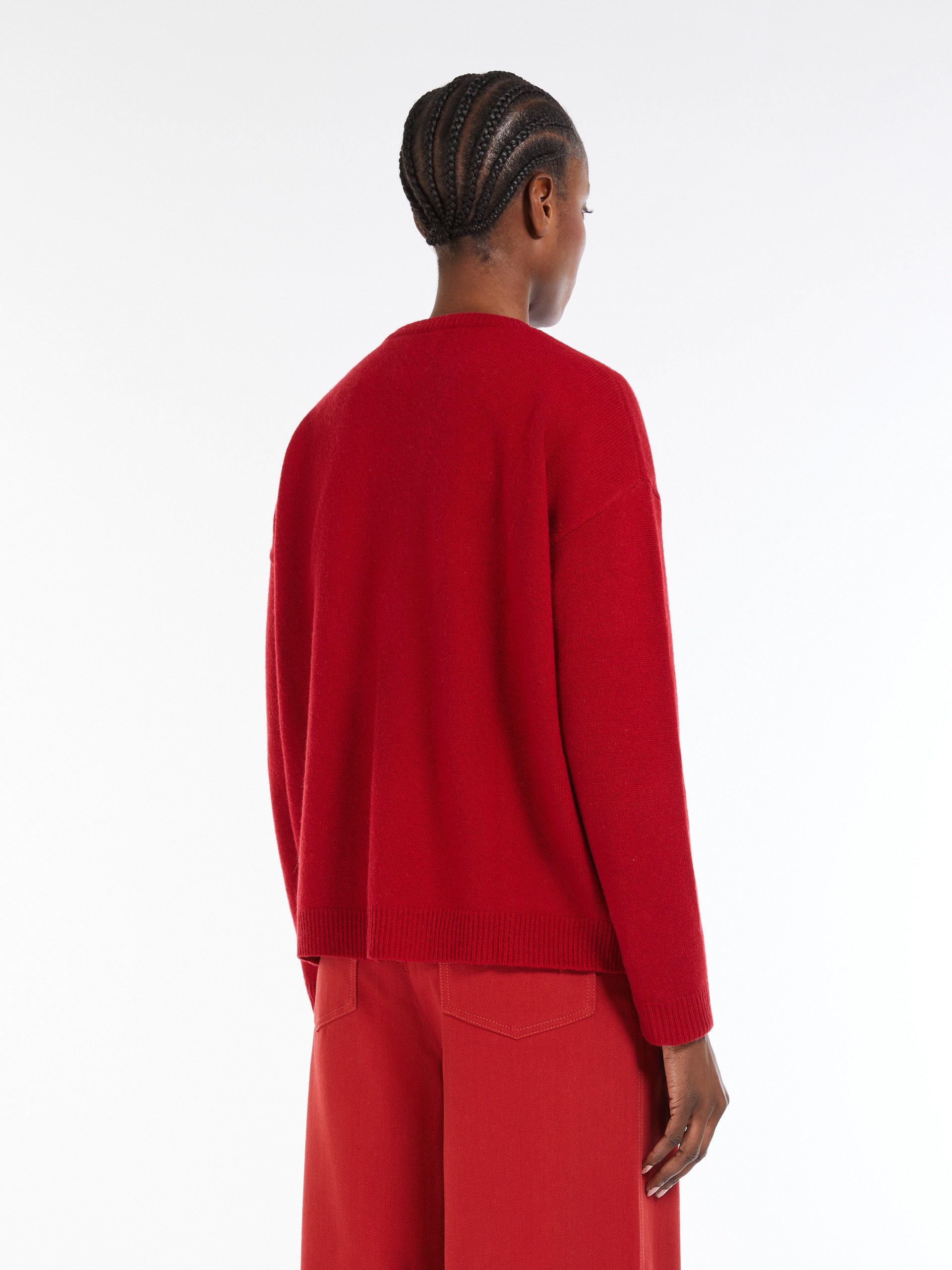 QUOTA Wool and cashmere crew-neck jumper - 4