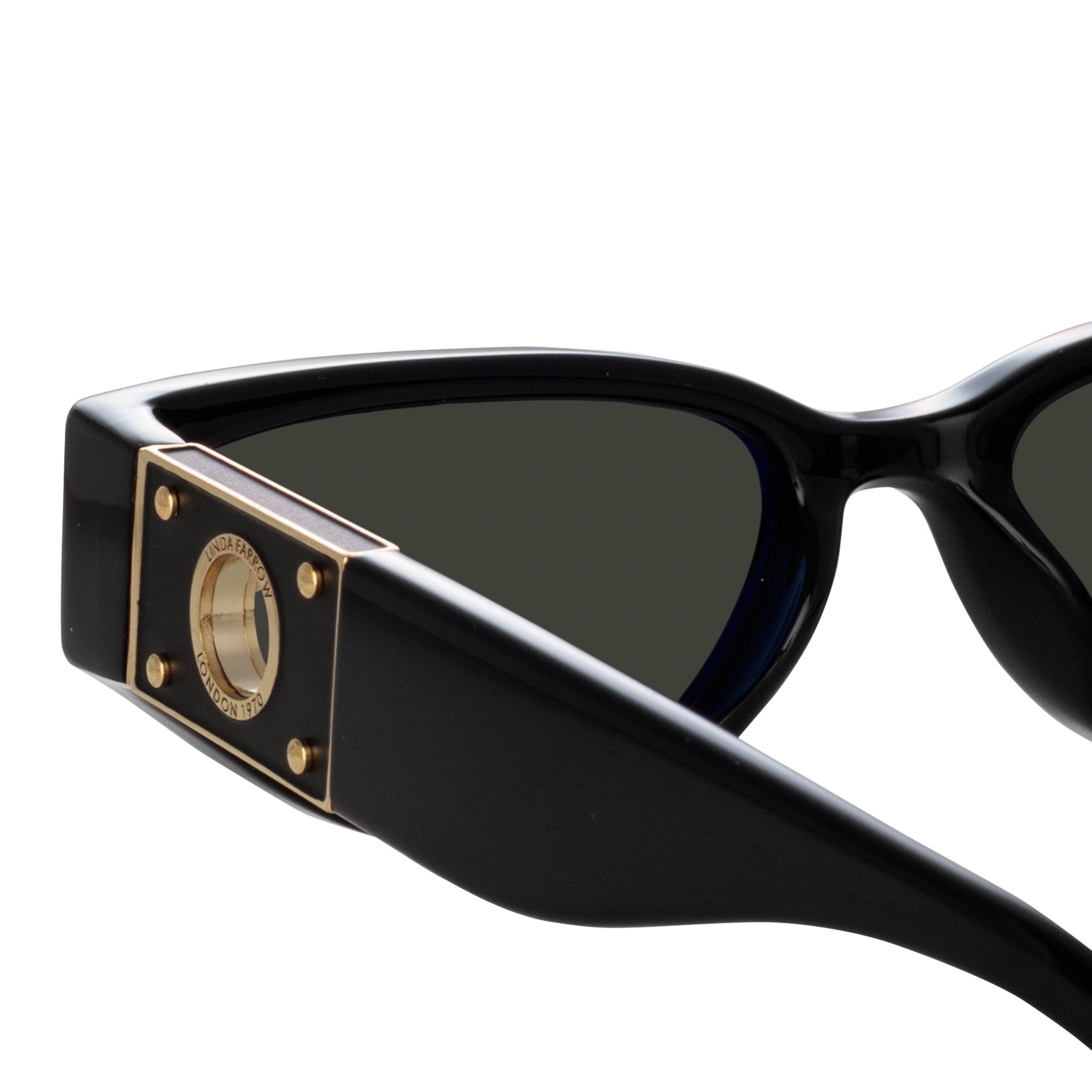 TOMIE CAT EYE SUNGLASSES IN BLACK - 6