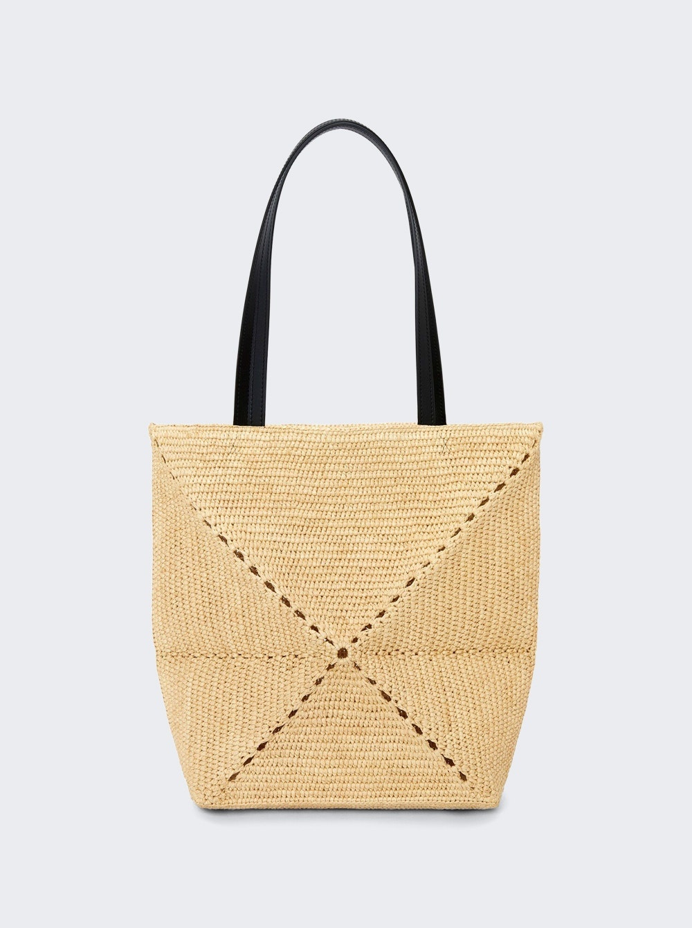 X Paulas Ibiza Puzzle Fold Tote Medium Beige - 3