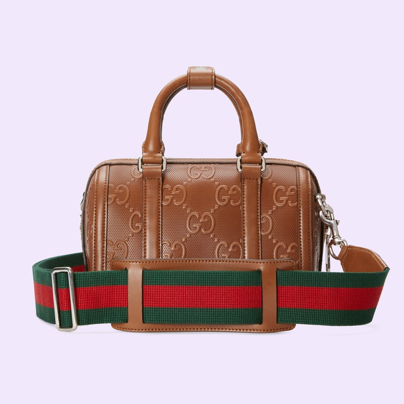 GG embossed mini duffle bag 6