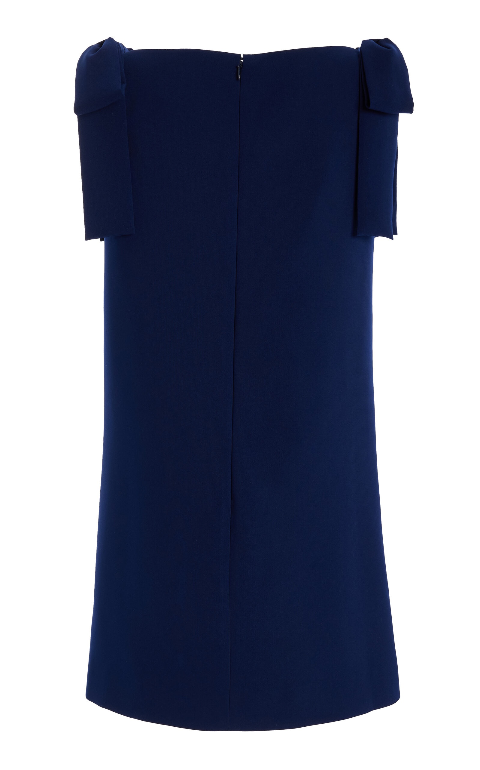 Embroidered Crepe Mini Shift Dress blue - 3