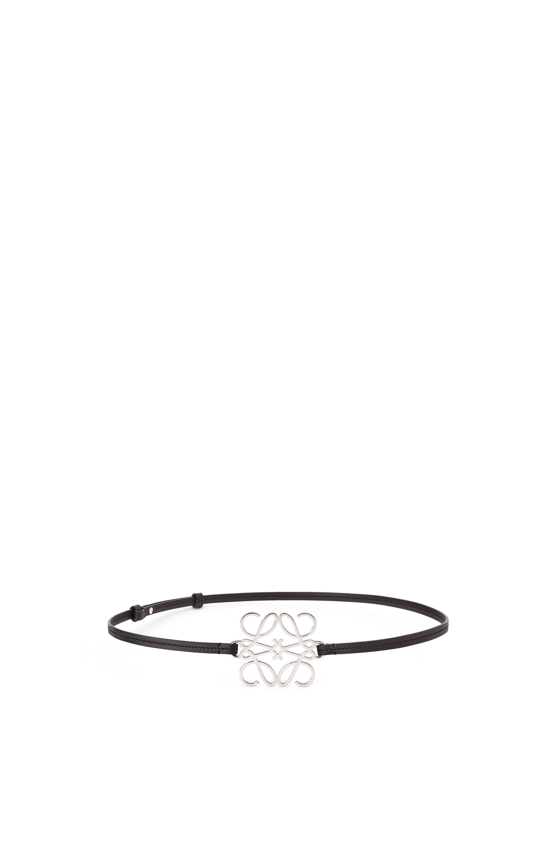 Anagram belt in classic calfskin and brass - 1