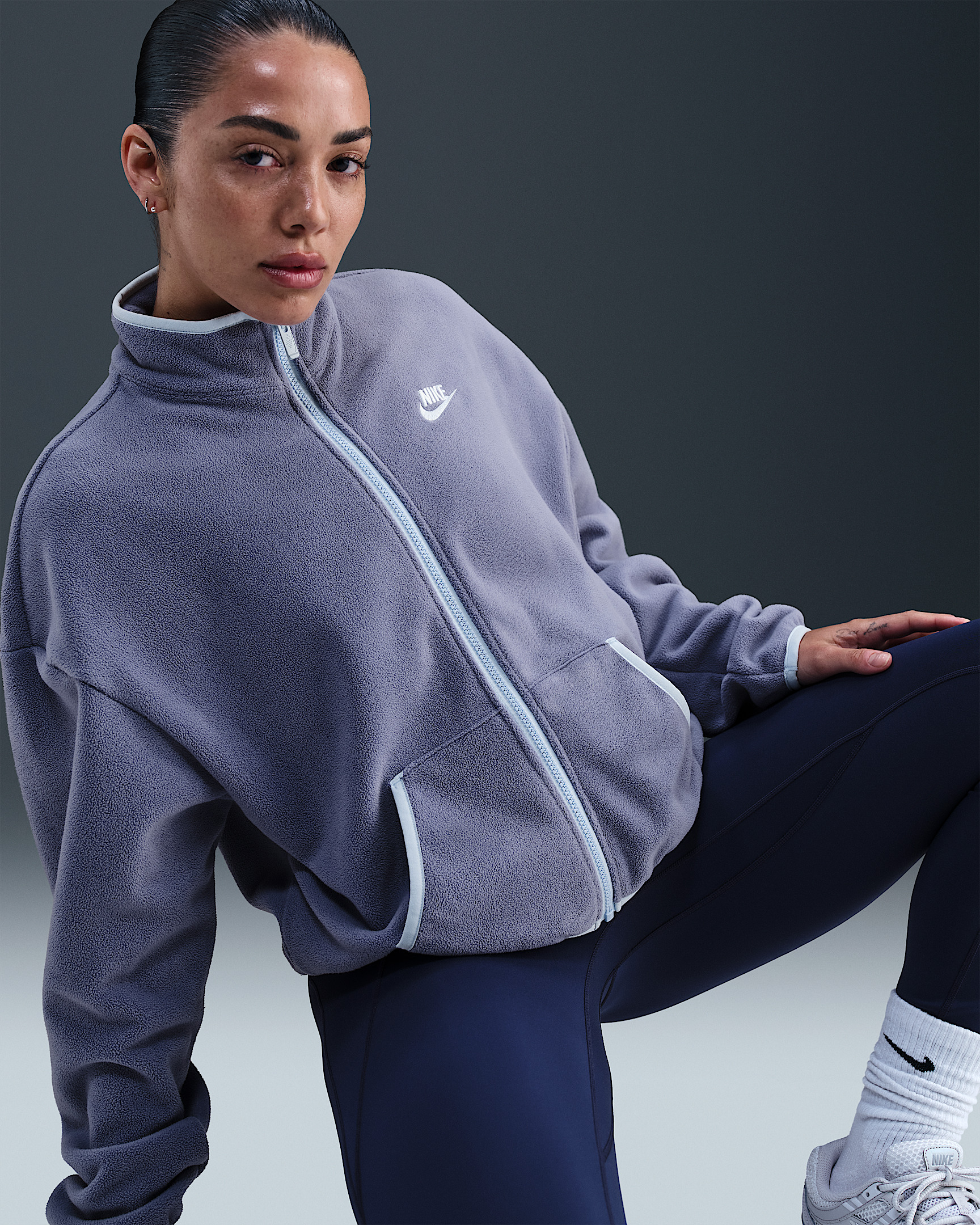 Nike Sportswear Club Fleece Women's Loose Cozy Track Jacket - 3