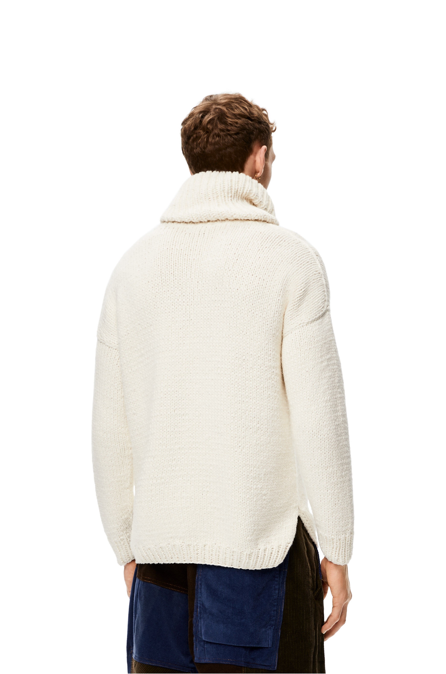 Highneck sweater in wool - 4