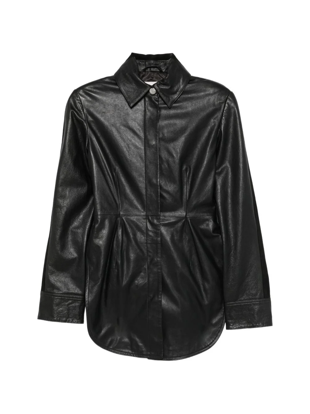 SpsCoccole paneled leather jacket - 1