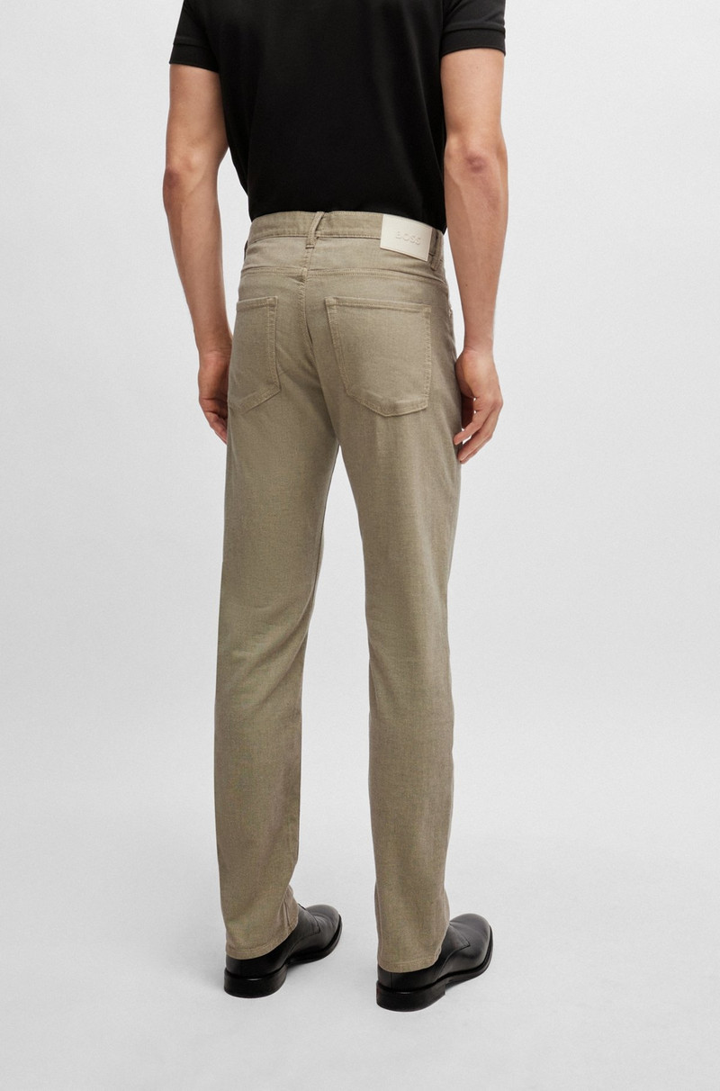 SLIM-FIT JEANS IN TWO-TONE STRETCH DENIM 4