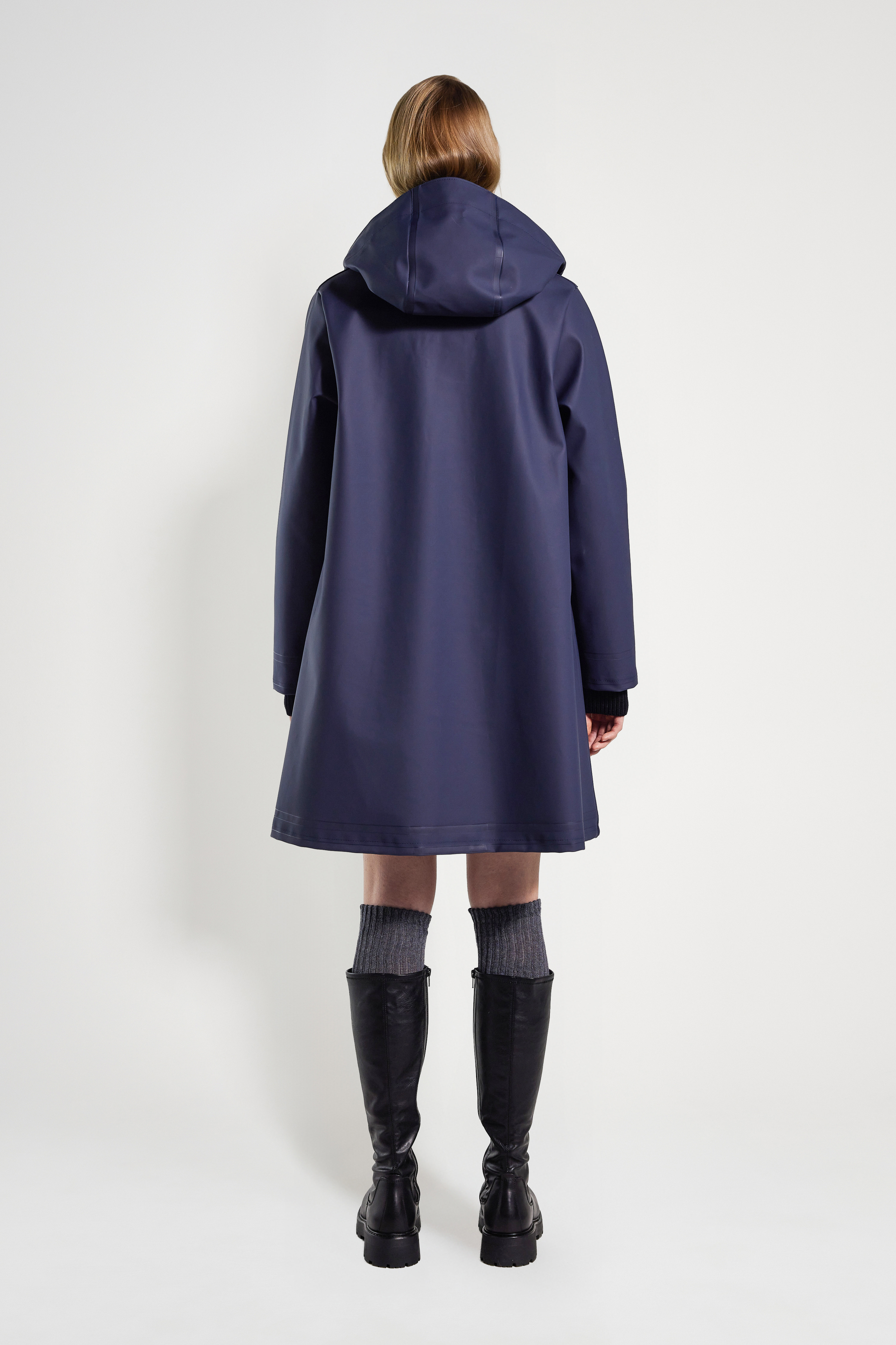 Women's Raincoat Navy - 4