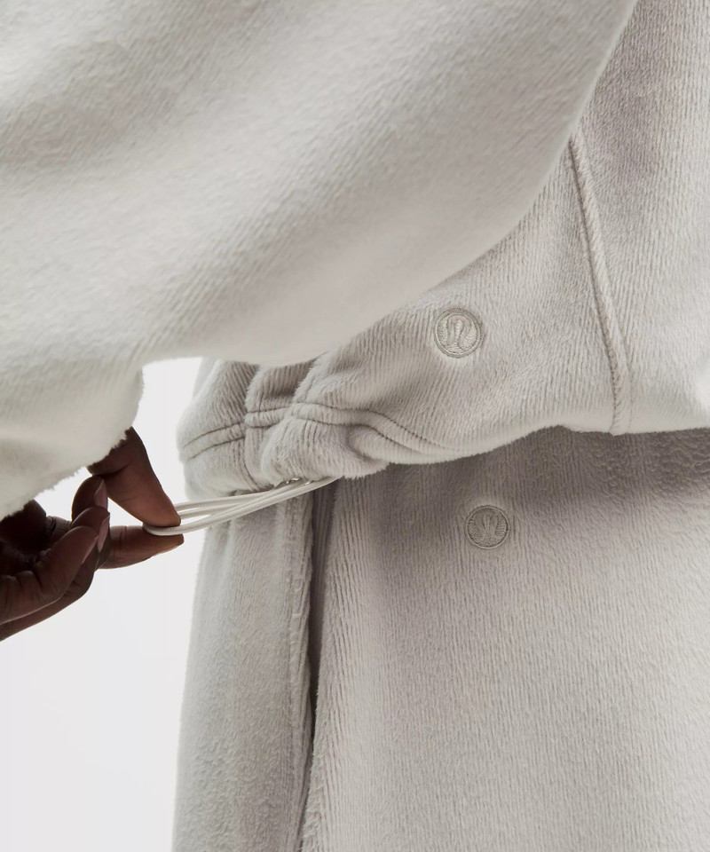 Plush Velour Oversized Half Zip 7