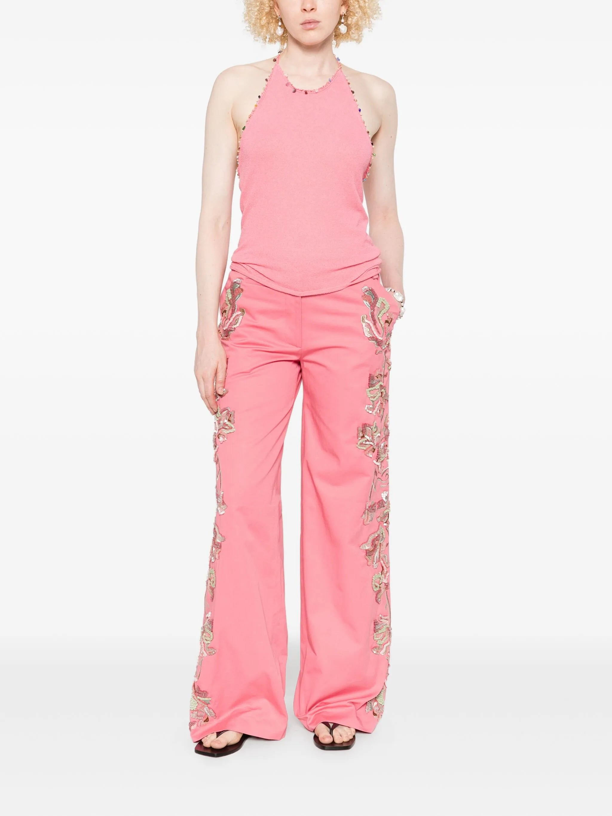 straight-leg trousers - 2