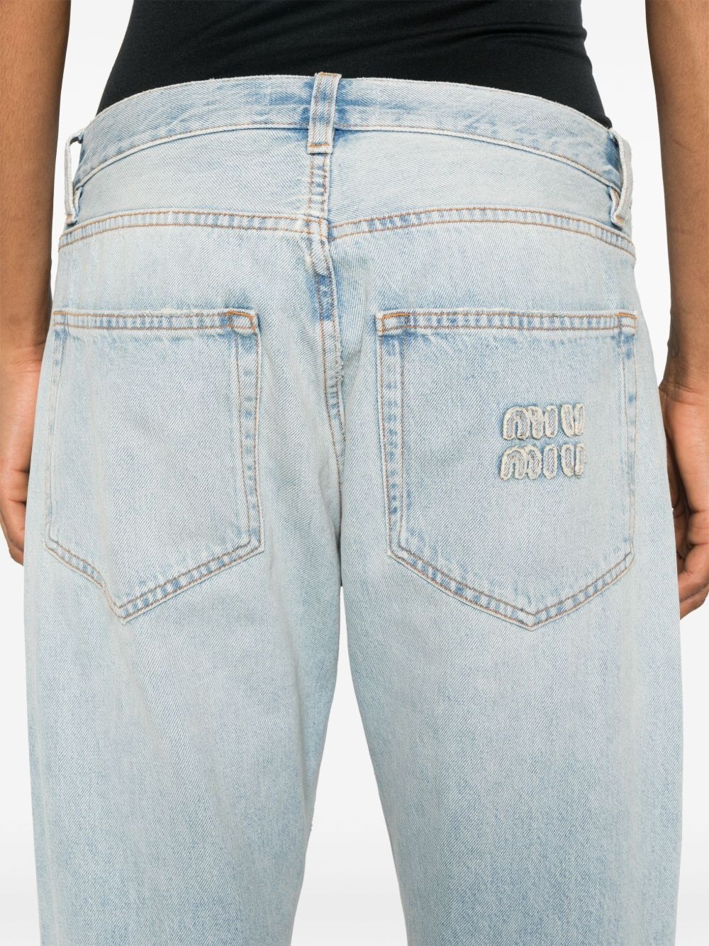 Miu Miu straight-leg jeans | REVERSIBLE