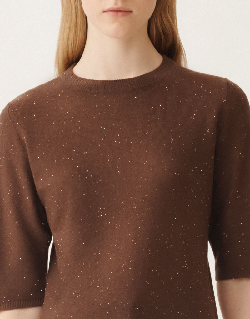 Wool sweater with sequins 5