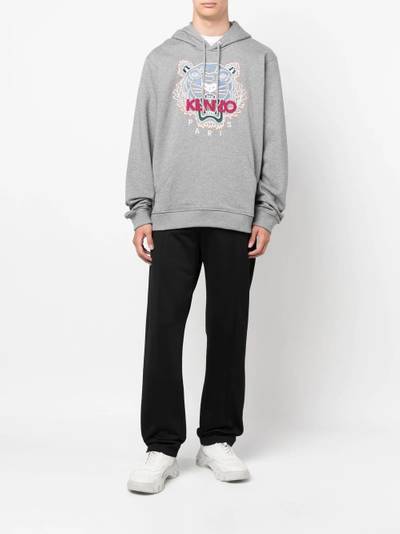 KENZO tiger-motif hoodie outlook